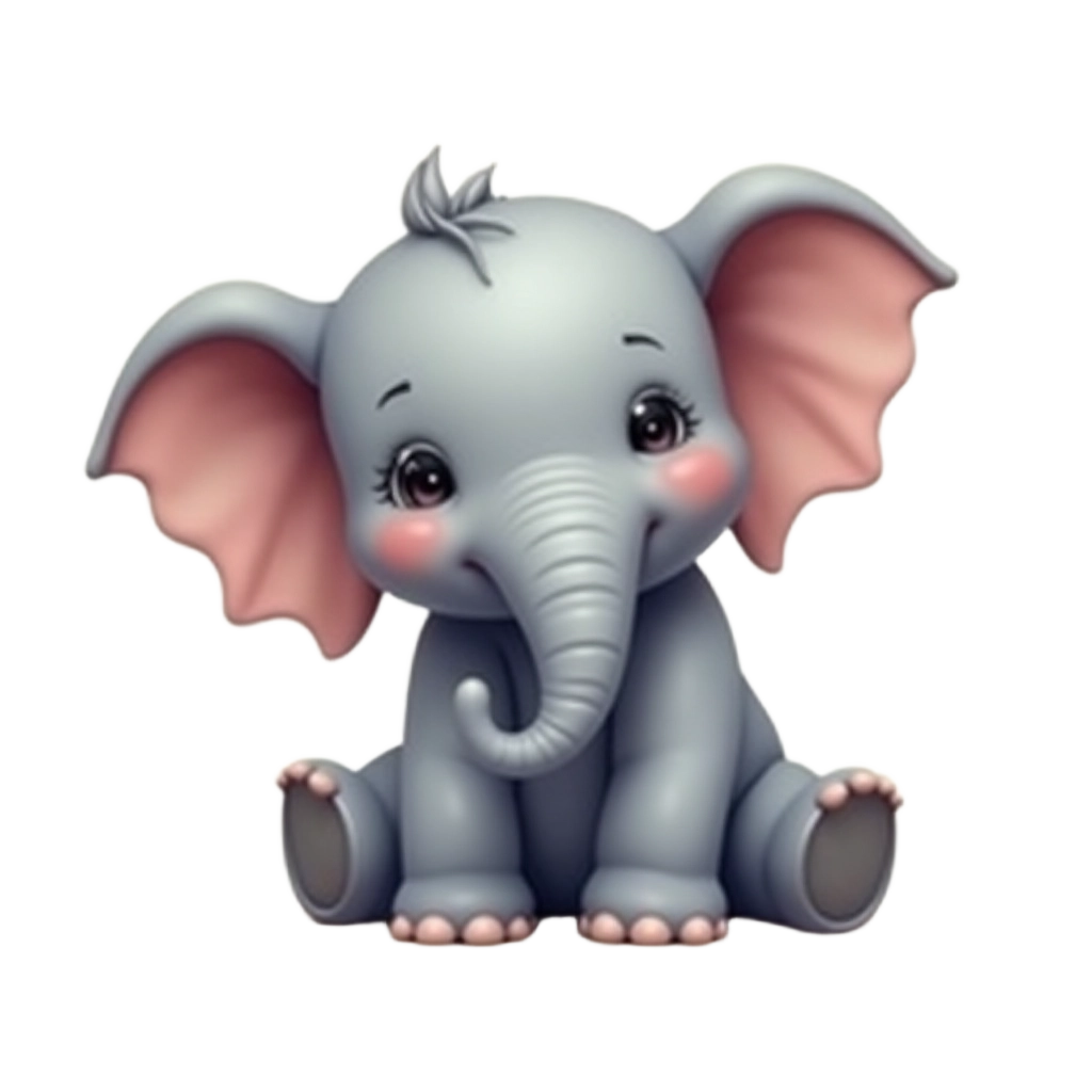 Cute Elephant Illustration